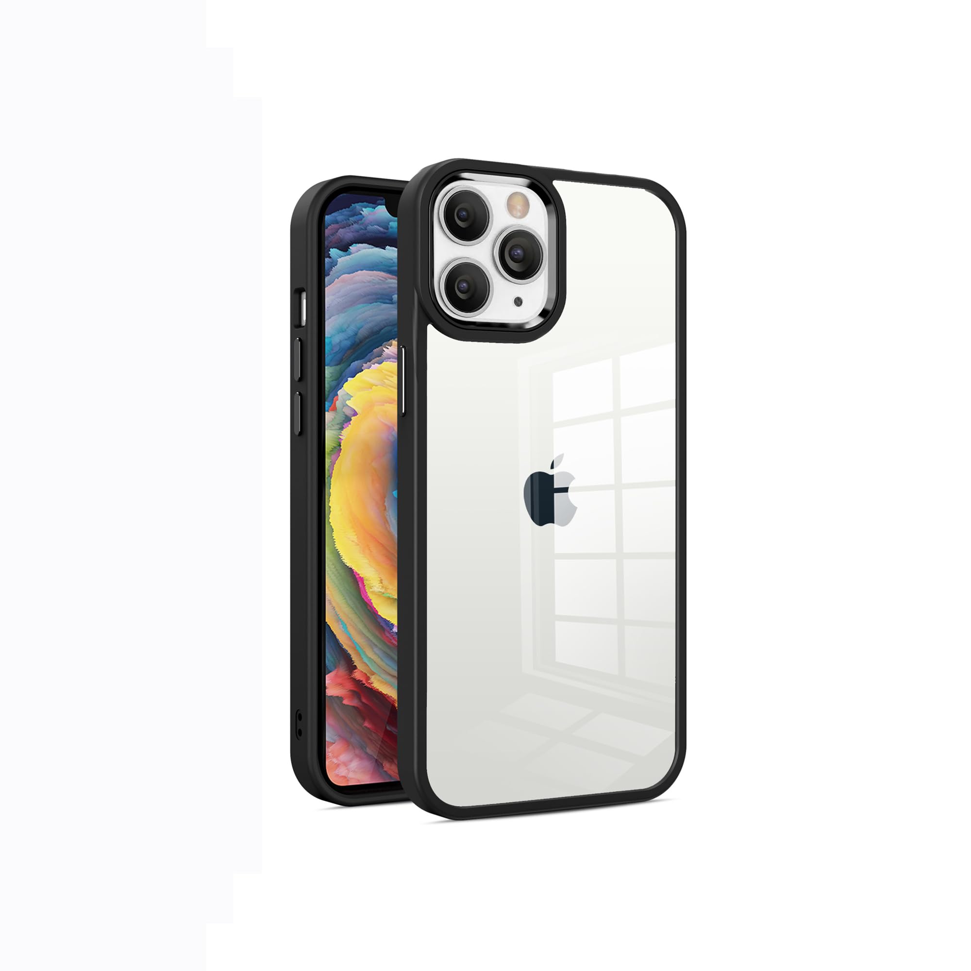 Amazon.co.jp: iPhone 13 Pro 用 ケース カバー 半透明 耐衝撃